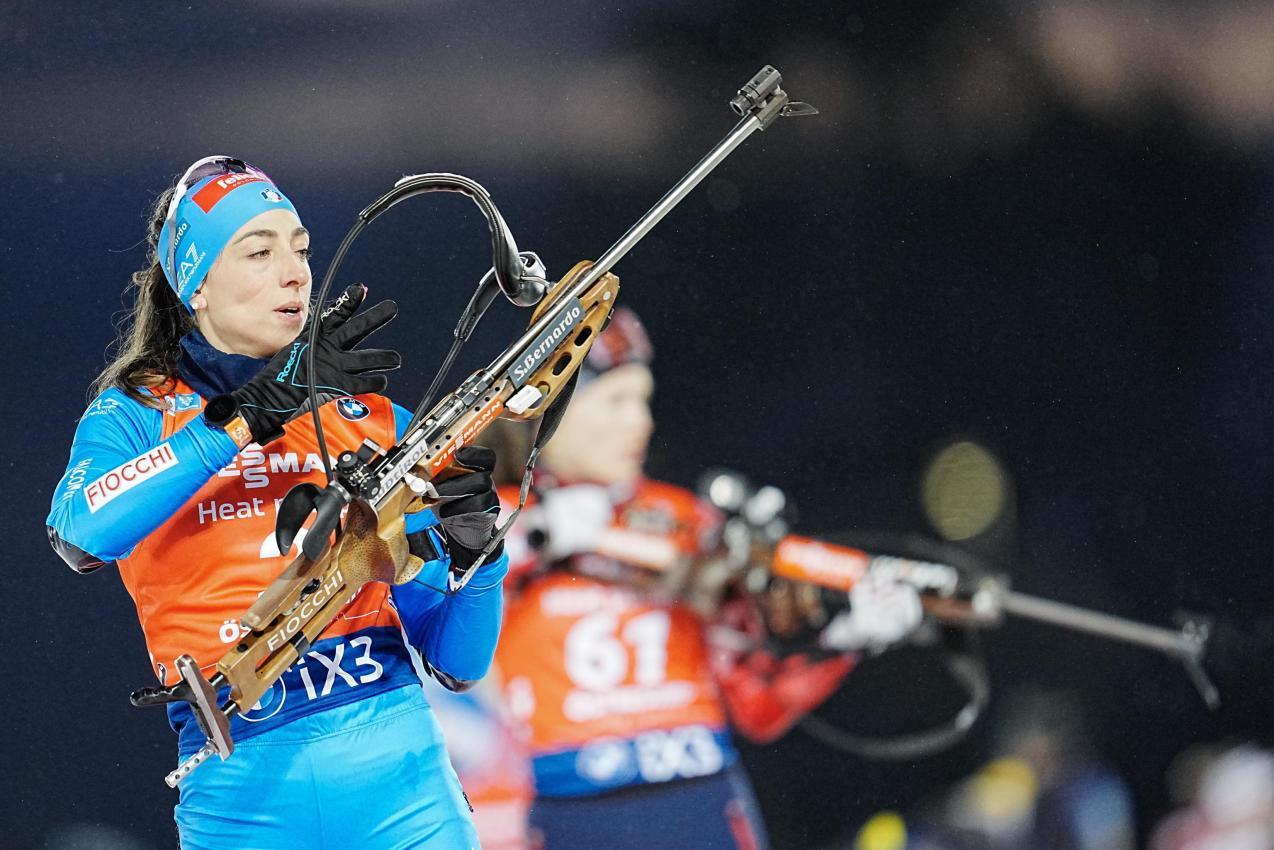 Lisa Vittozzi war als Elfte die beste Italienerin. © ANSA / Bjorn Larsson Rosvall