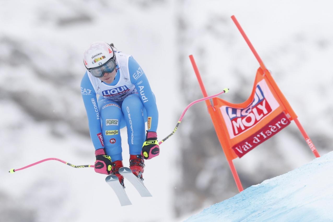 Nicol Delago landete auf dem neunten Platz. © ANSA / Guillaume Horcajuelo