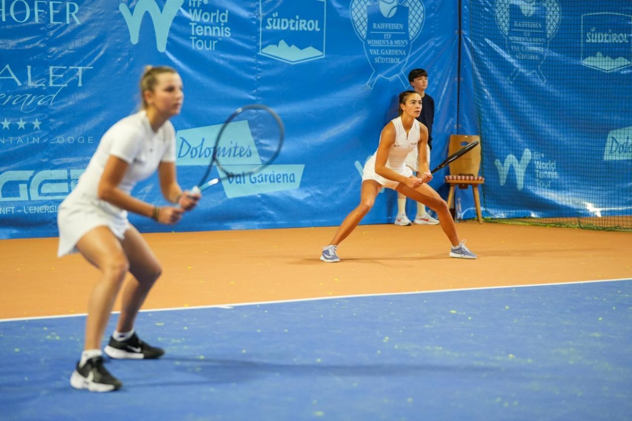 Peer (links) und Mair in Aktion. © Alex & Diego Runggaldier