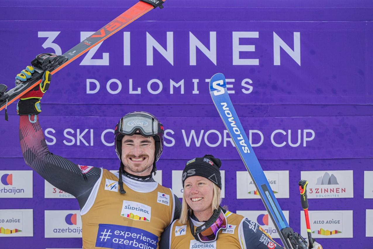 Sandra Näslund (rechts) fühlt sich in Innichen pudelwohl.