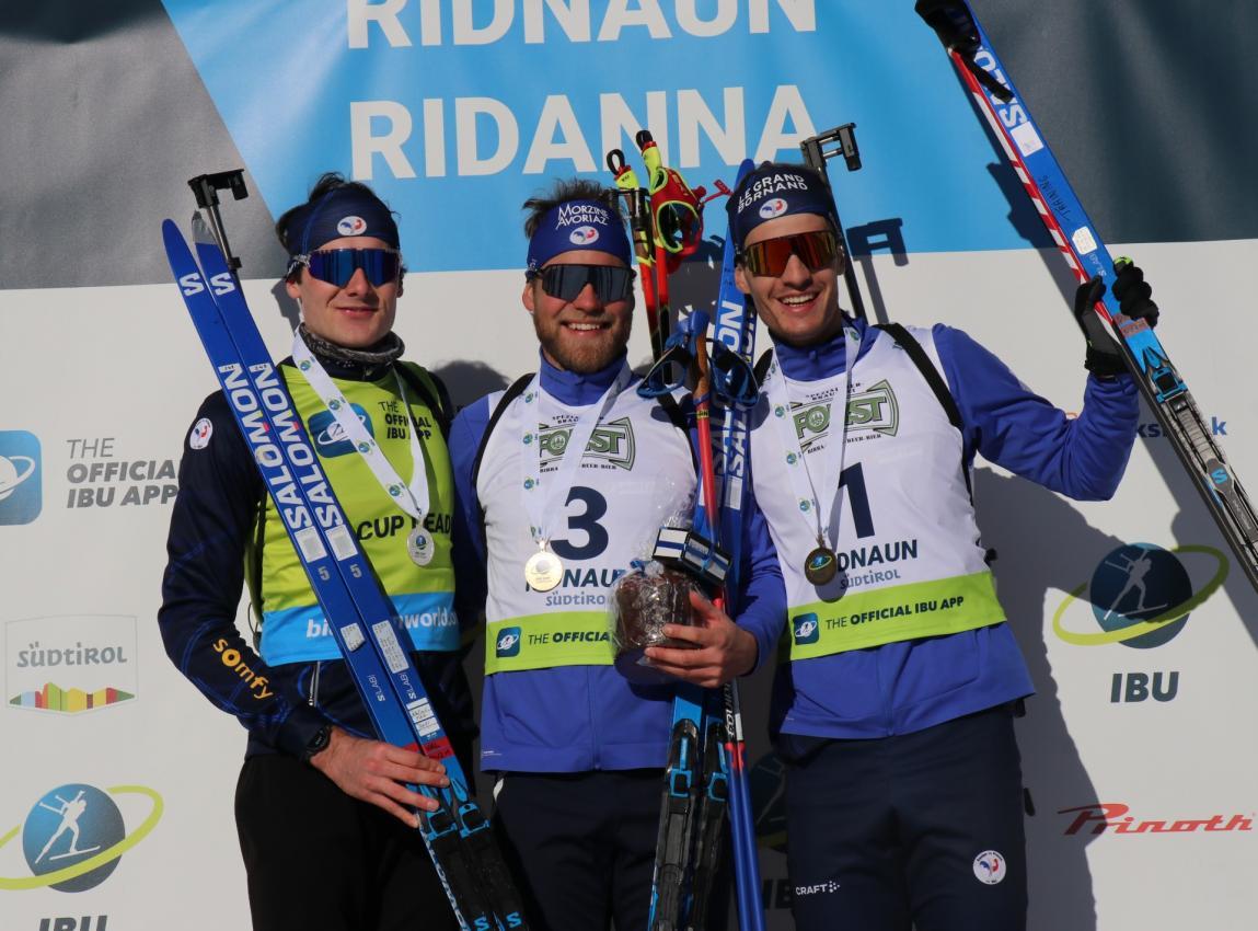 Valentin Lejeune, Antonin Guigonnat und Damien Levet (v.l.n.r.). © Sportissimus