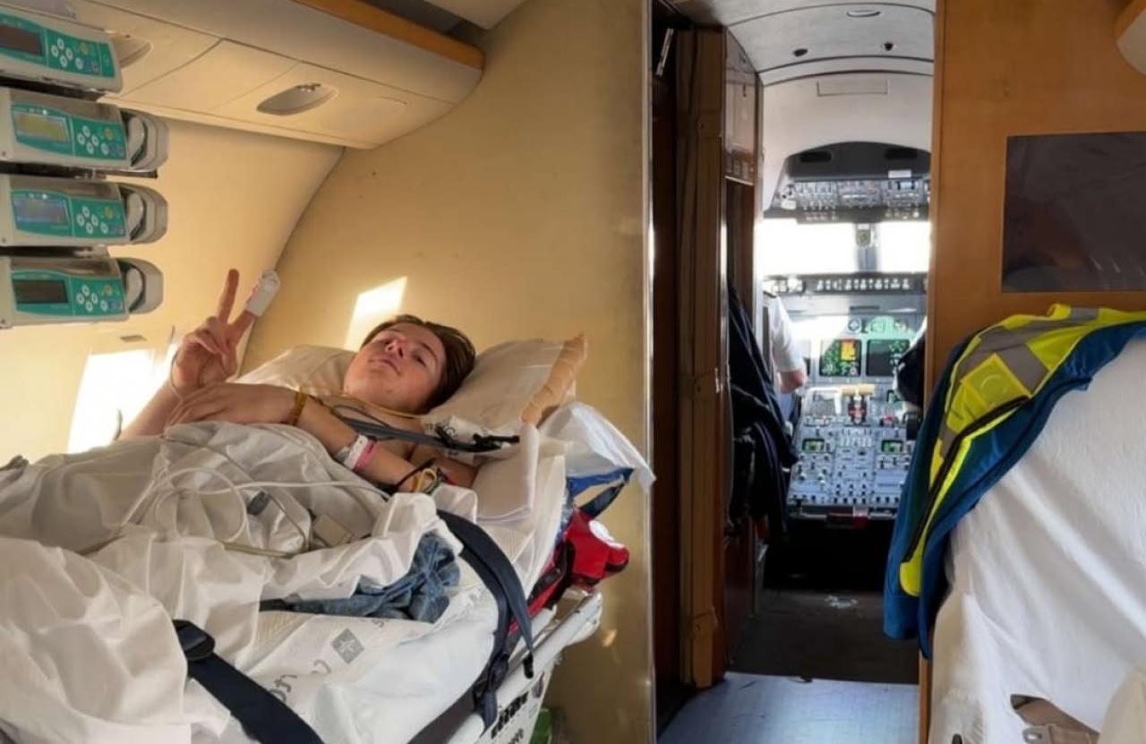 William Bostadløkken was flown to Denver immediately after the accident. © Social Media