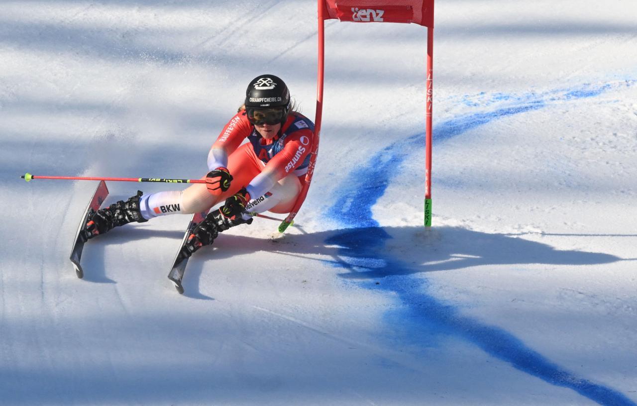Andrea Ellenberger galt als eine begnadete Riesentorläuferin. © AFP / VLADIMIR SIMICEK