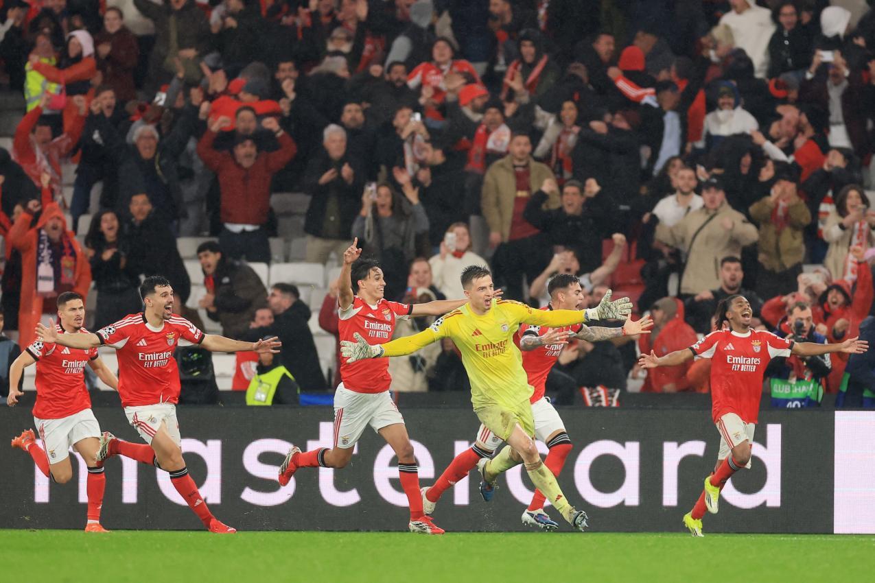 Benfica Lissabon trifft erneut auf Real Madrid. © APA/afp / PATRICIA DE MELO MOREIRA