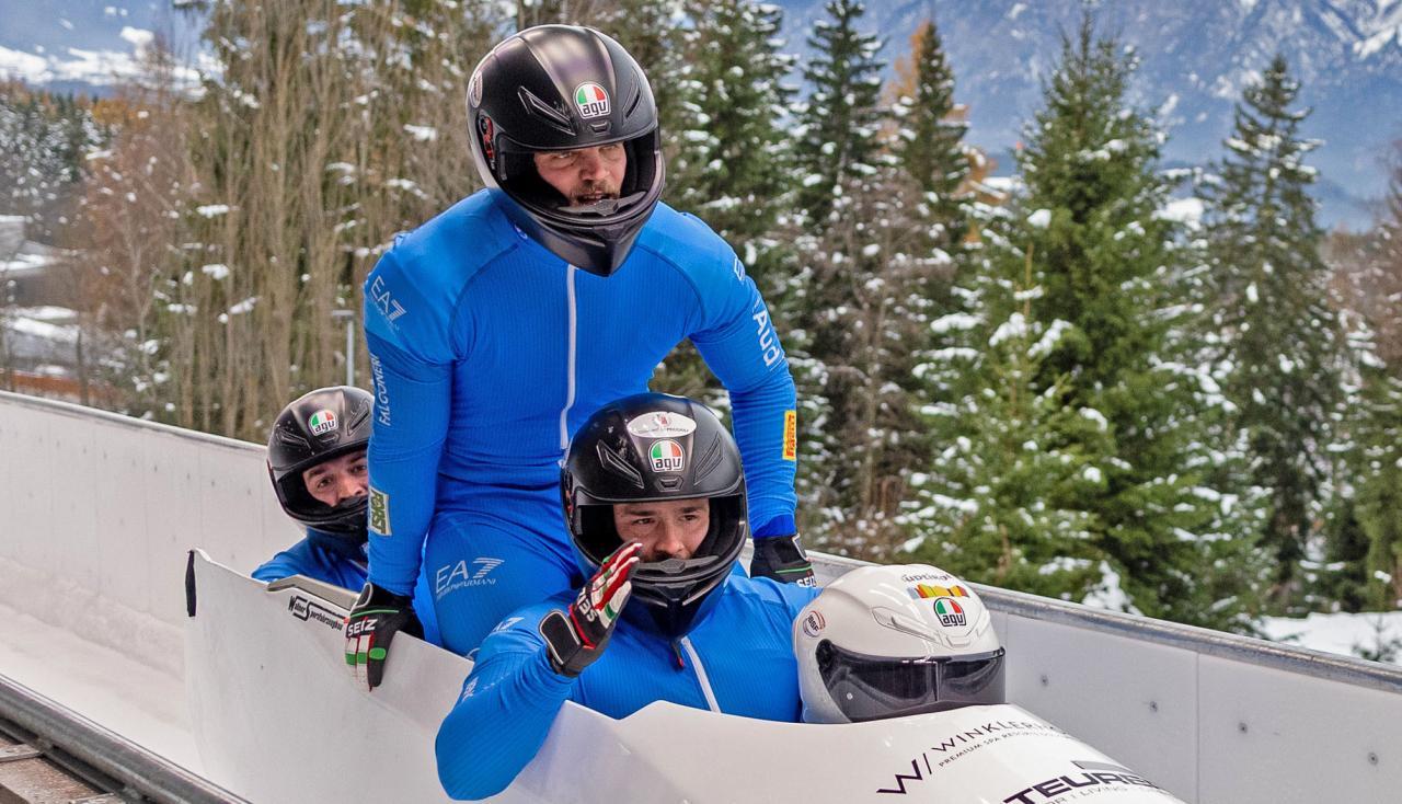 Bobsled pilot Patrick Baumgartner (front) is having the best season of his career so far. © APA / EXPA/ JOHANN GRODER