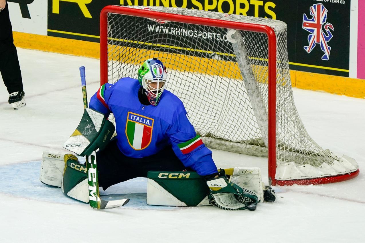 Damian Clara, die etatmäßige Nummer 1 Italiens. © Italia Hockey