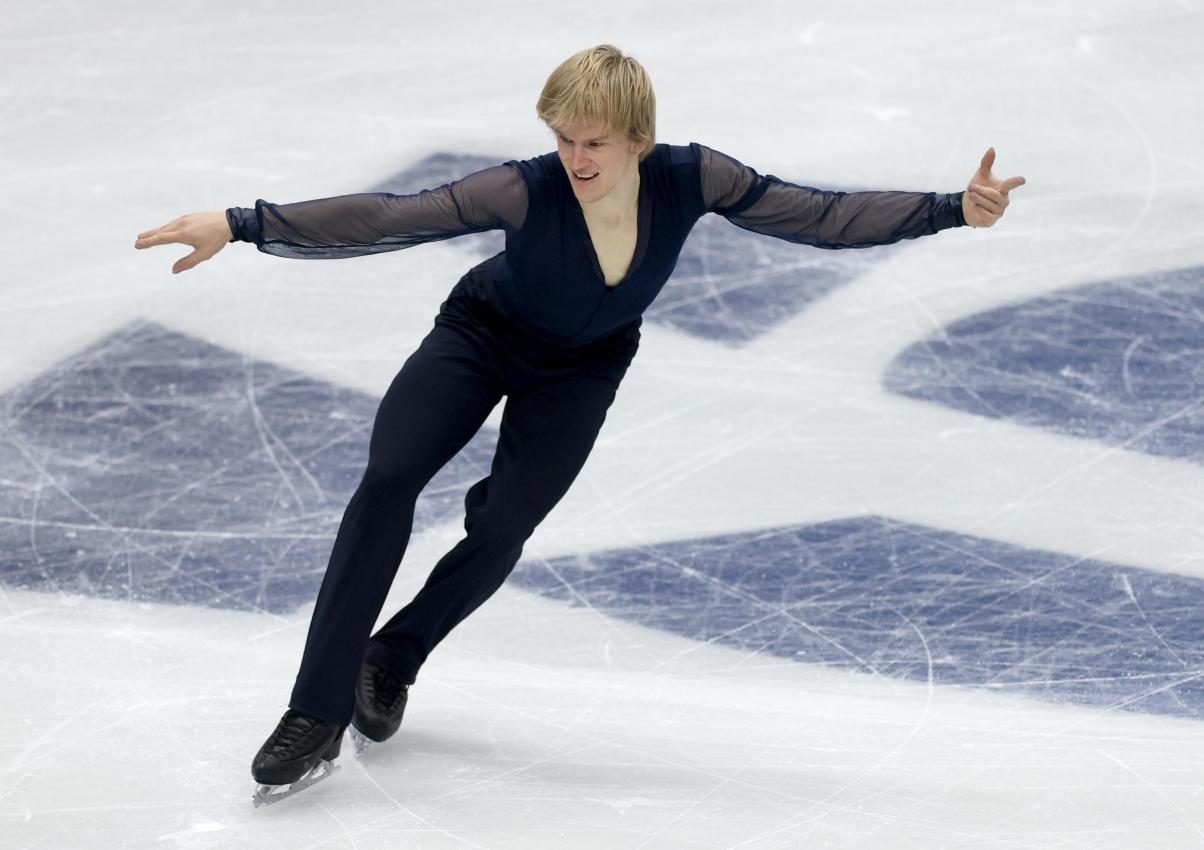 Daniel Grassl in Aktion. © ANSA / NEIL HALL