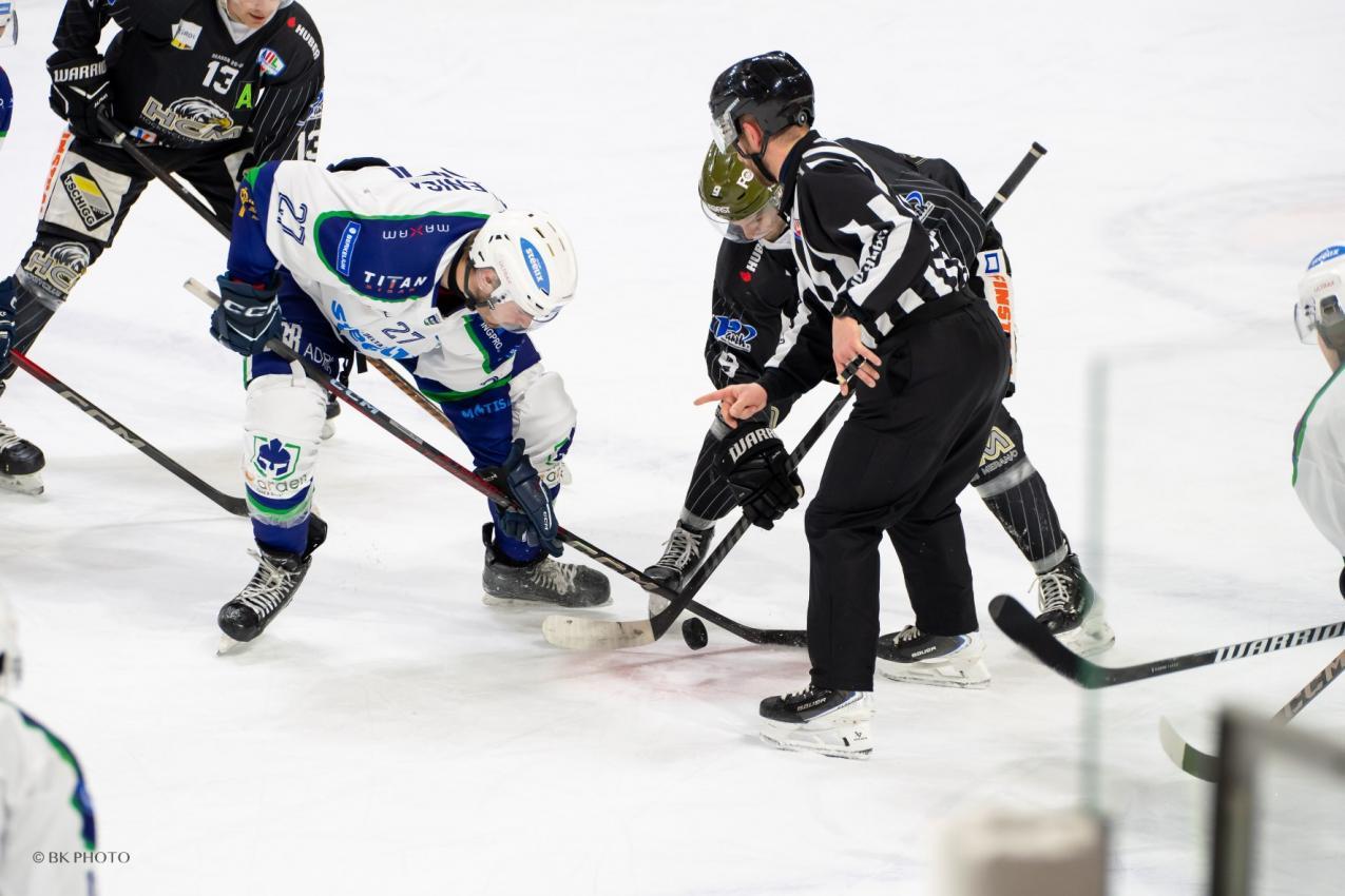 Der HC Meran (in Schwarz) musste sich Sisak geschlagen geben. © BK Photo