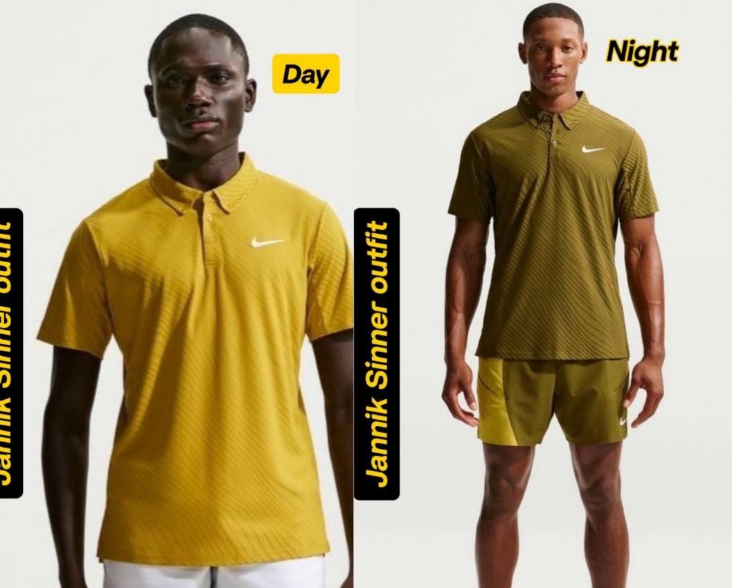 Der Sportartikelhersteller Nike präsentierte diese Sinner-Outfits.