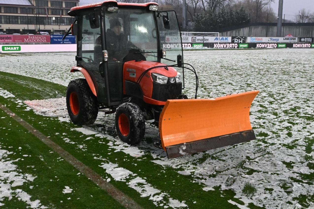 Der Traktor musste anrücken.