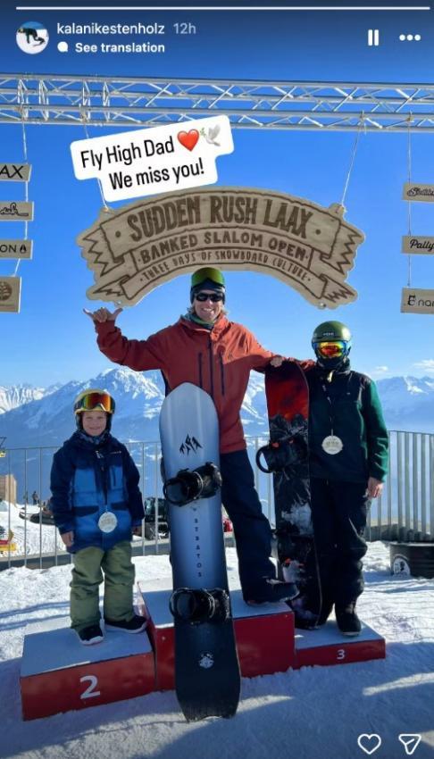 Die Instagram-Story von Kalani Kestenholz.