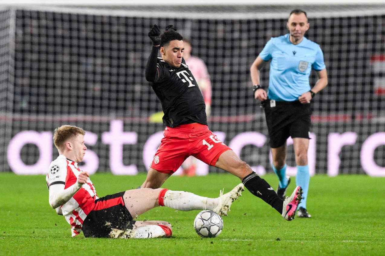 Jamal Musiala zeigte bei seinem Comeback auf. © APA/afp / JOHN THYS