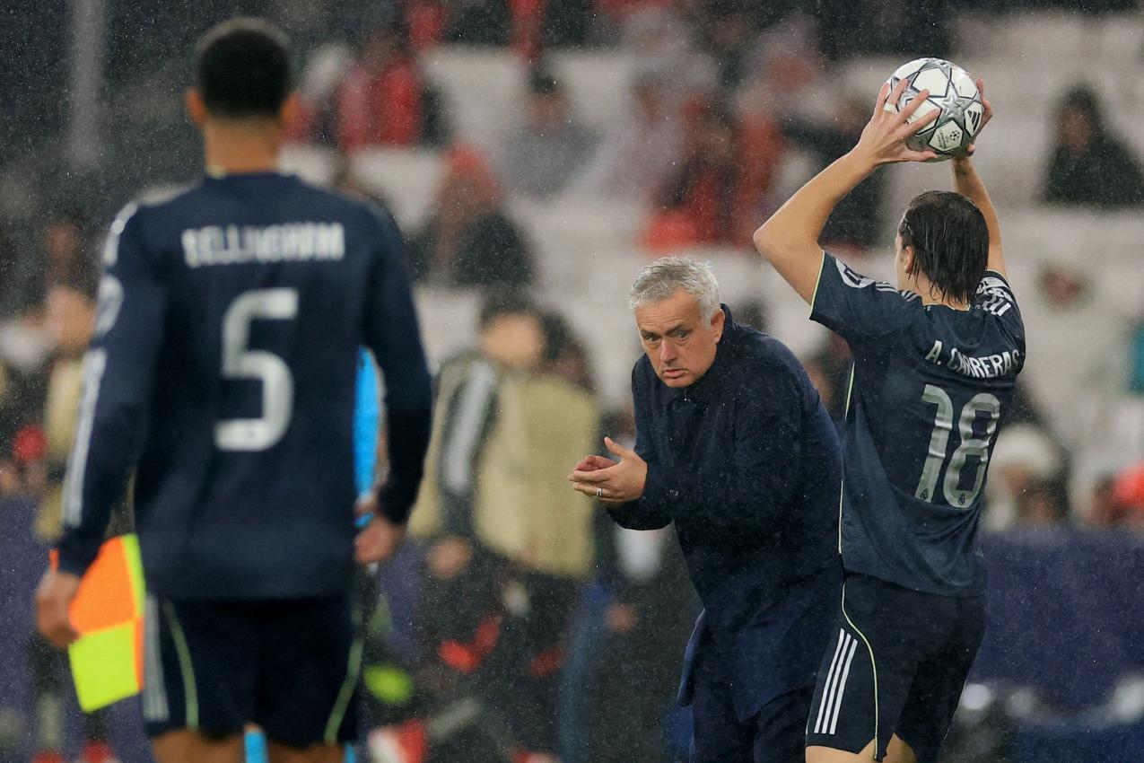 Jose Mourinho schlug mit Benfica Real Madrid. © APA/afp / PATRICIA DE MELO MOREIRA
