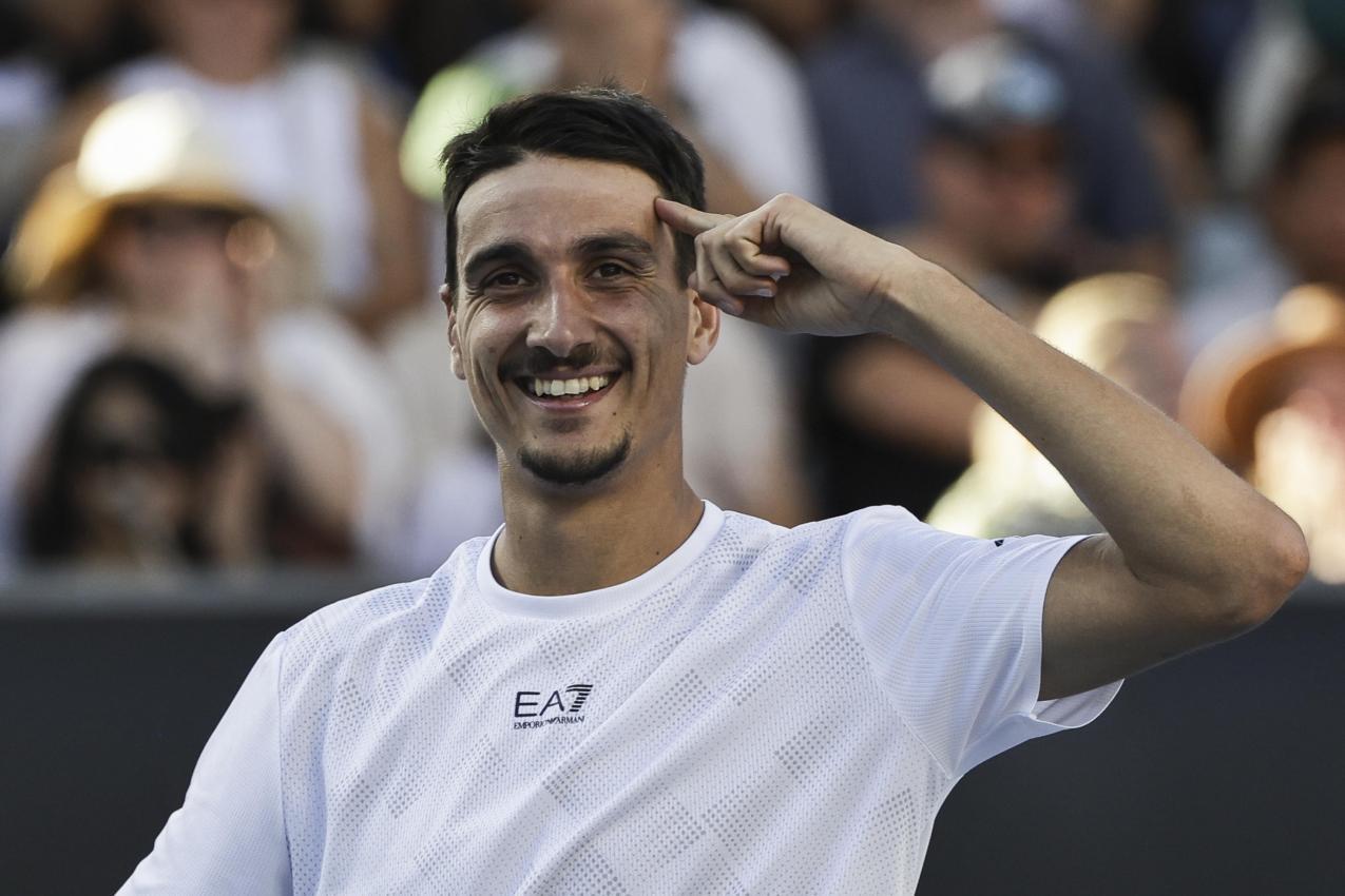 Lorenzo Sonego trifft nun auf seinen Freund Lorenzo Musetti. © ANSA / ROLEX DELA PENA