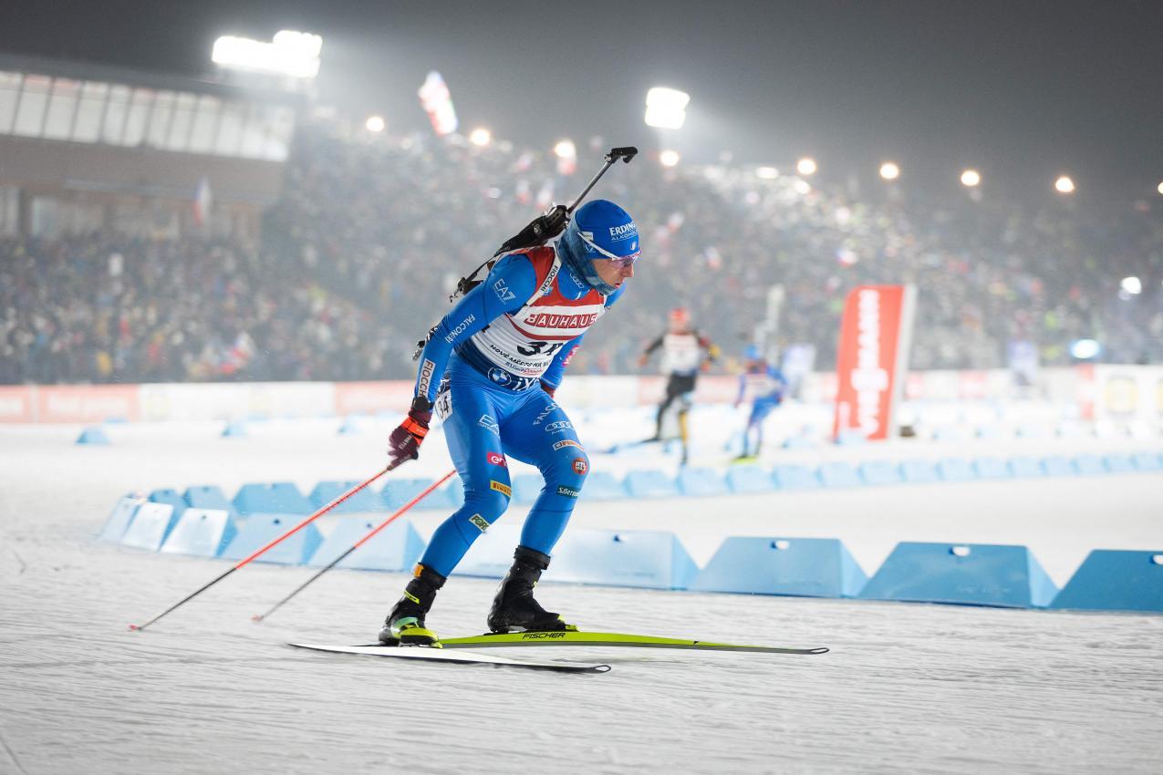 Lukas Hofer befindet sich in bestechender Form. © APA/afp / RADEK MICA