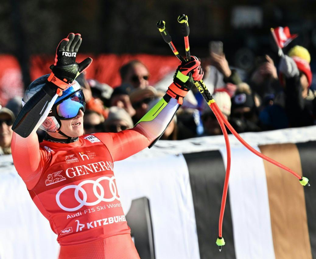 Marco Odermatt holte den Sieg. © APA / BARBARA GINDL