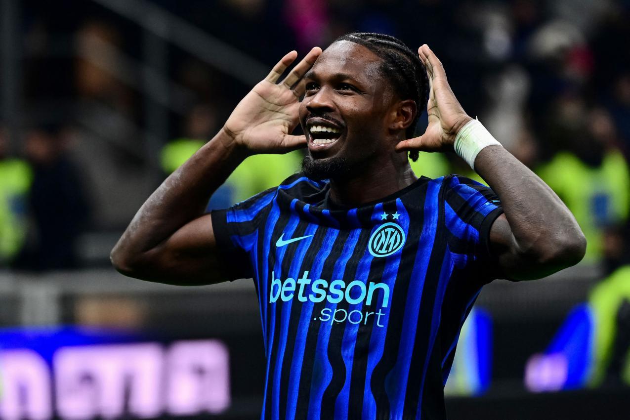 Marcus Thuram a provoqué un moment curieux. © APA/afp / PIERO CRUCIATTI