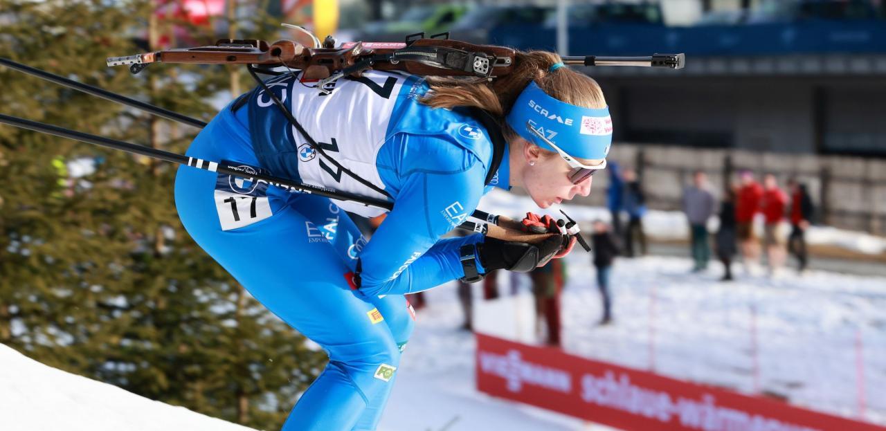 Michela Carrara läuft gerade ihrer zweiten Olympia-Teilnahme entgegen. © Pierre TEYSSOT