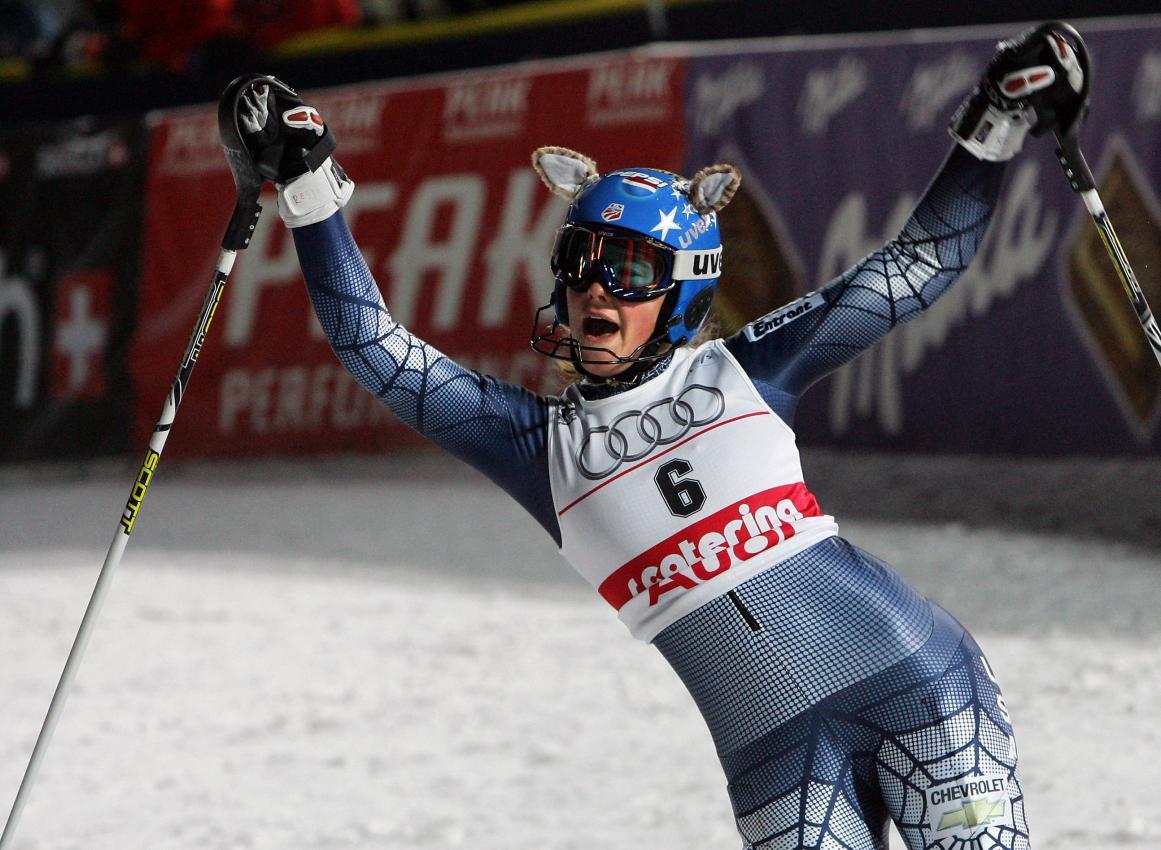 Resi Stiegler sorgte in ihrer Karriere immer wieder für Aufsehen. © AFP / FREDERICK FLORIN