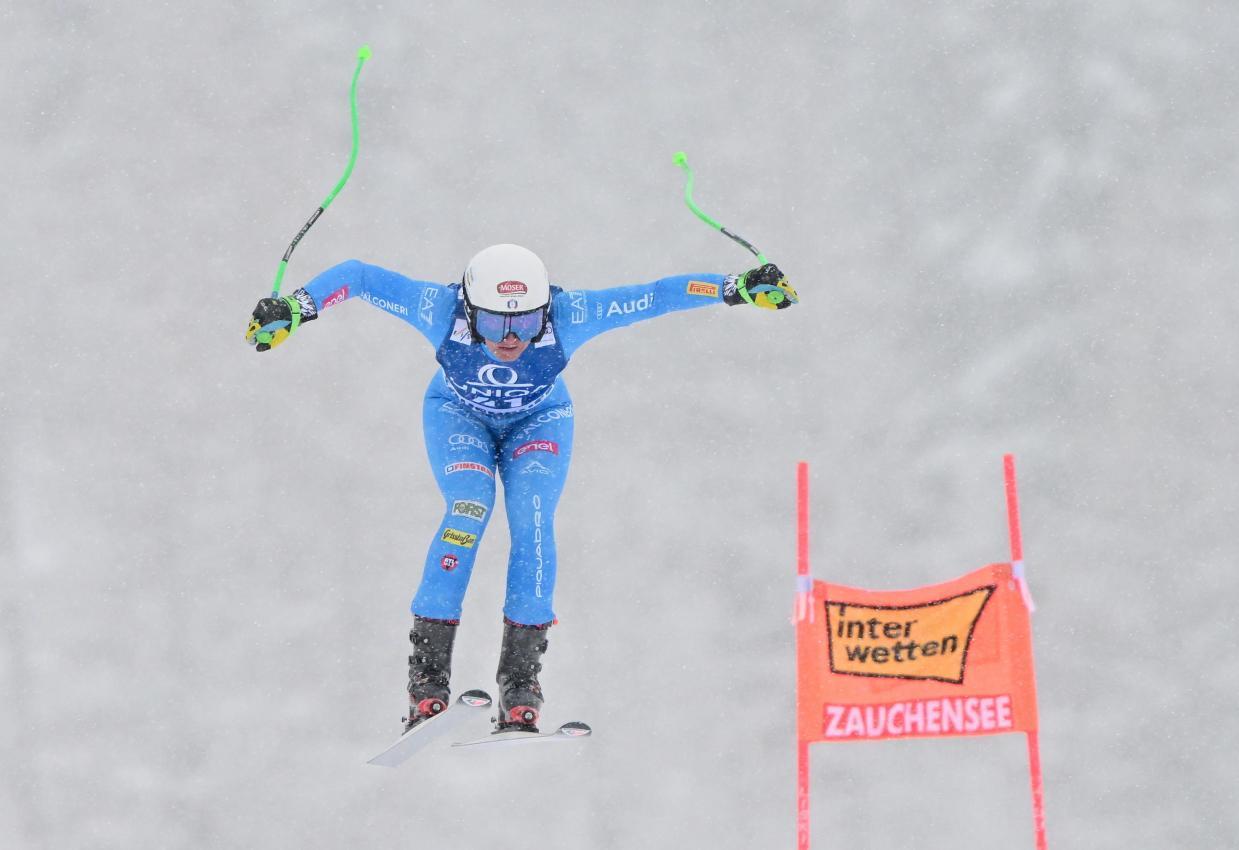 Sara Thaler a réalisé sa meilleure performance en Coupe du monde à ce jour. © ANSA / CHRISTIAN BRUNA
