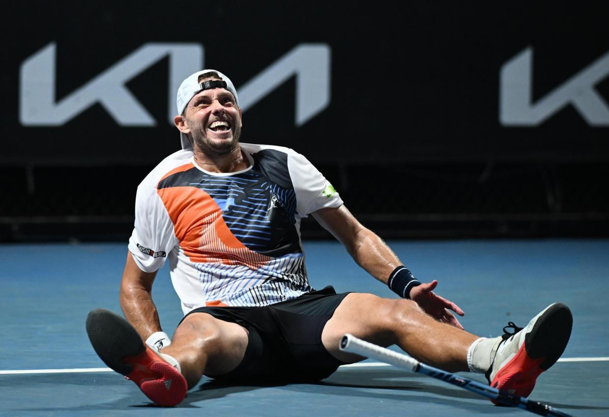 Sinners nächster Gegner: James Duckworth aus Australien. © ANSA / JOEL CARRETT