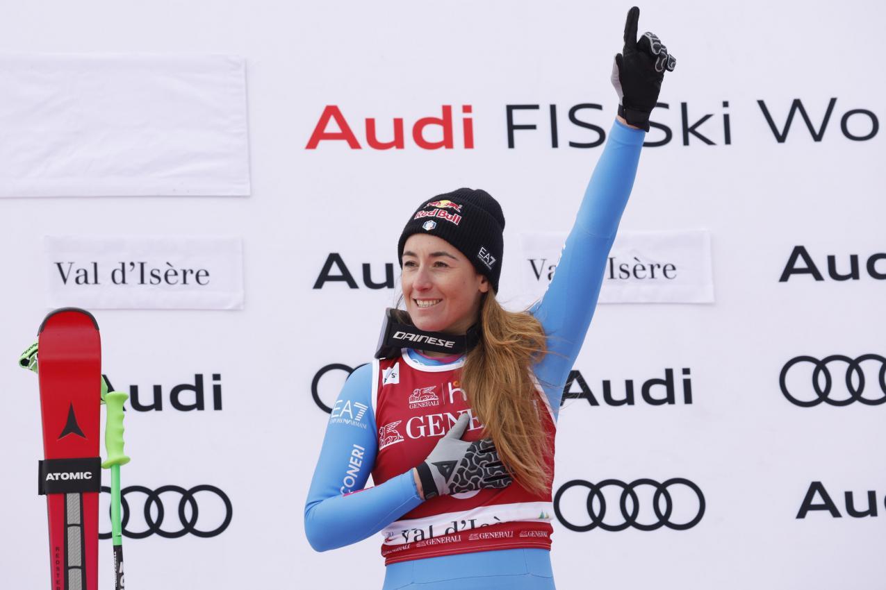 Sofia Goggia ist eine der besten Skifahrerinnen der Welt. © ANSA / Guillaume Horcajuelo
