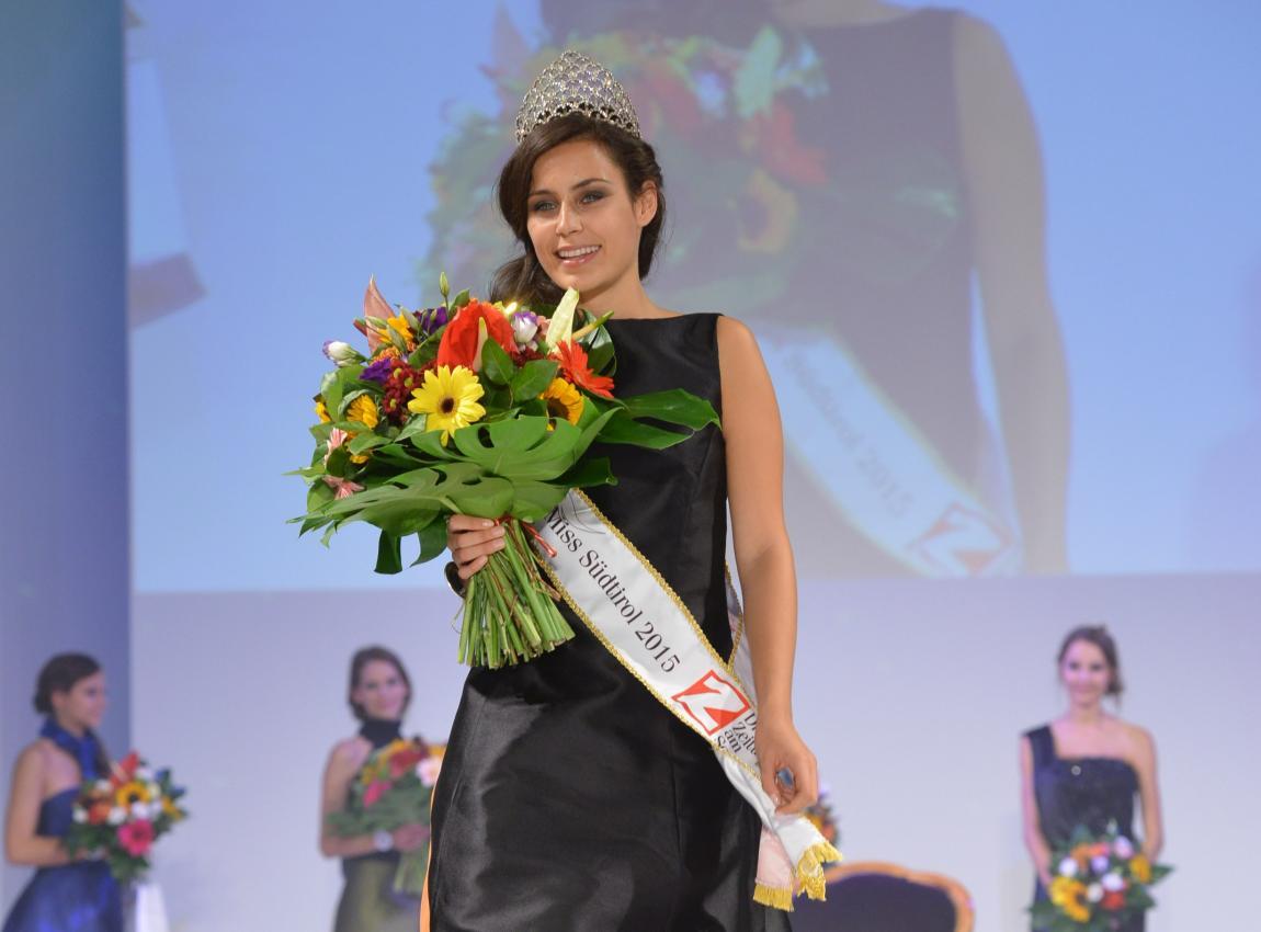 Valentina Campanella kürte sich zur Zett-Miss-Südtirol 2015.