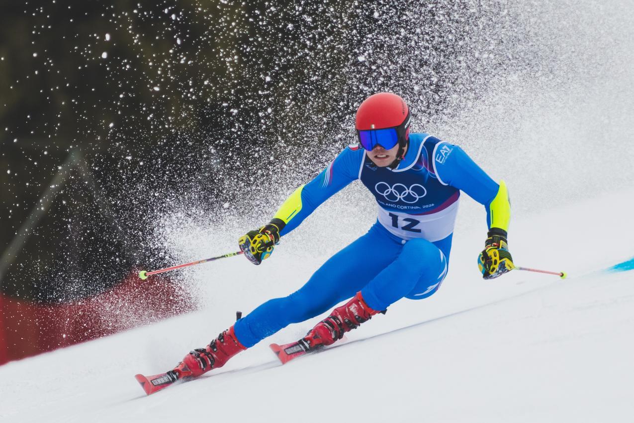 Alex Vinatzer schied im zweiten Durchgang aus. © APA / EXPA/ JOHANN GRODER