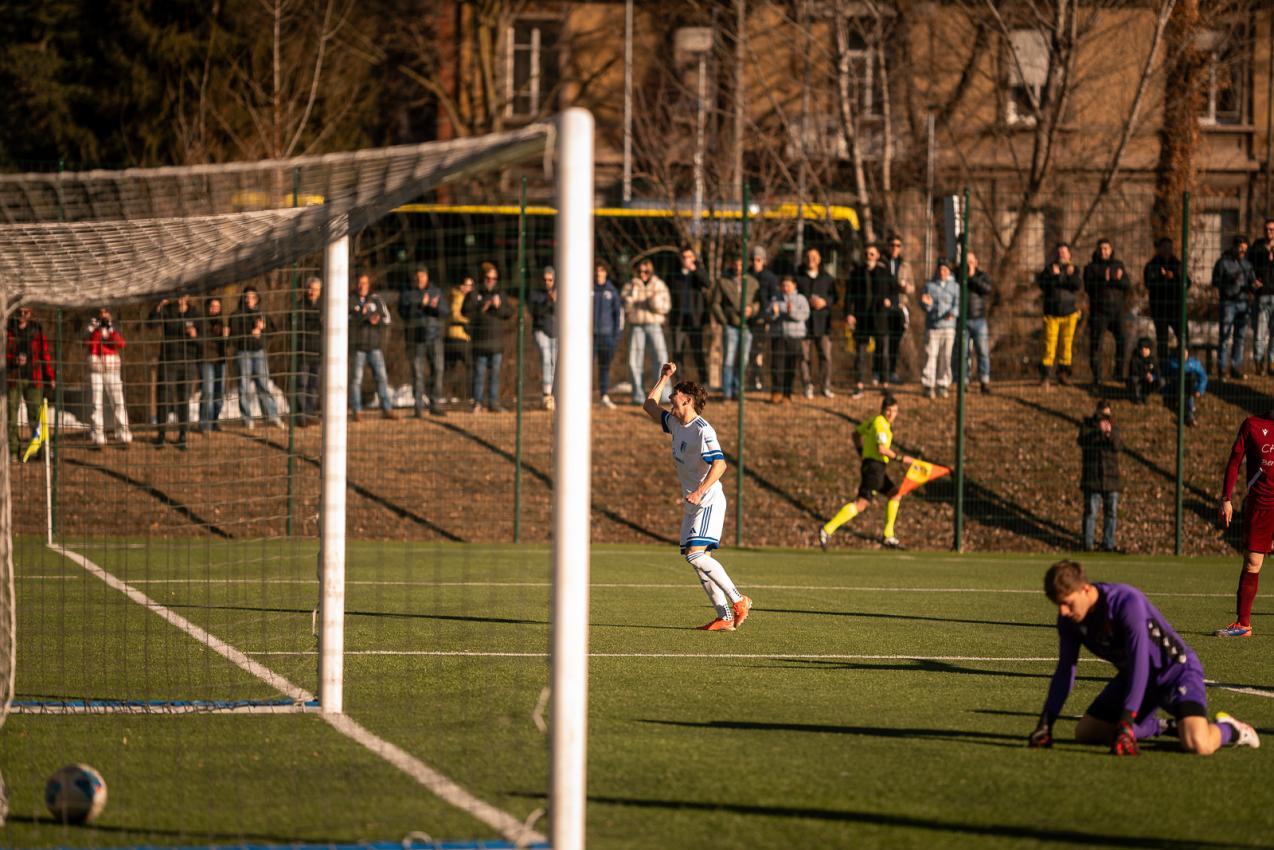 Am Sonntag in Sinich erzielte Tizian Stecher seinen zweiten Saisontreffer.