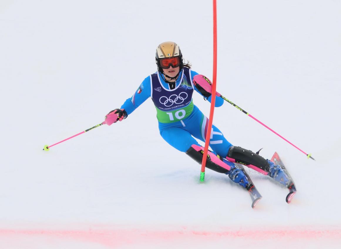 Anna Trocker in Aktion. © ANSA / ANDREA SOLERO