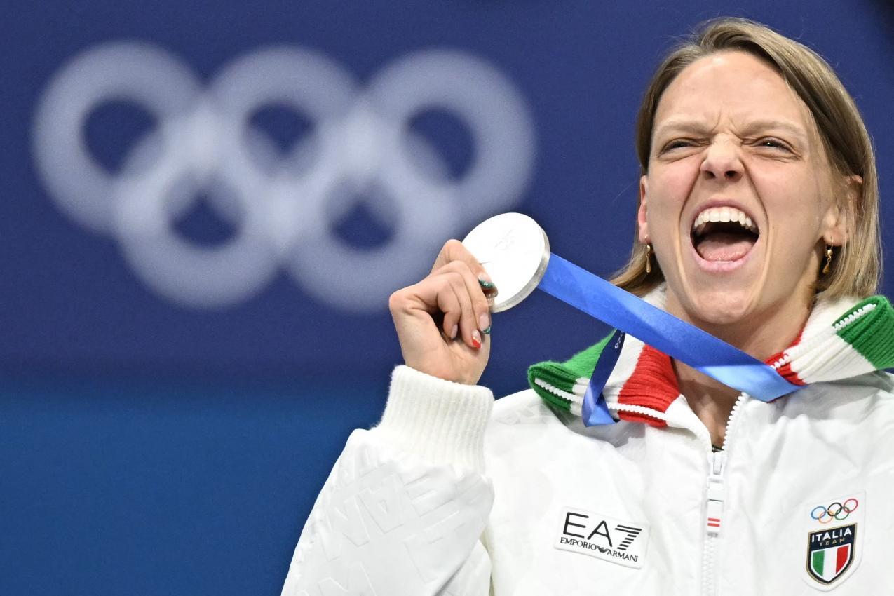 Arianna Fontana hat bei Olympischen Spielen insgesamt 13 Medaillen gesammelt. © APA/afp / GABRIEL BOUYS