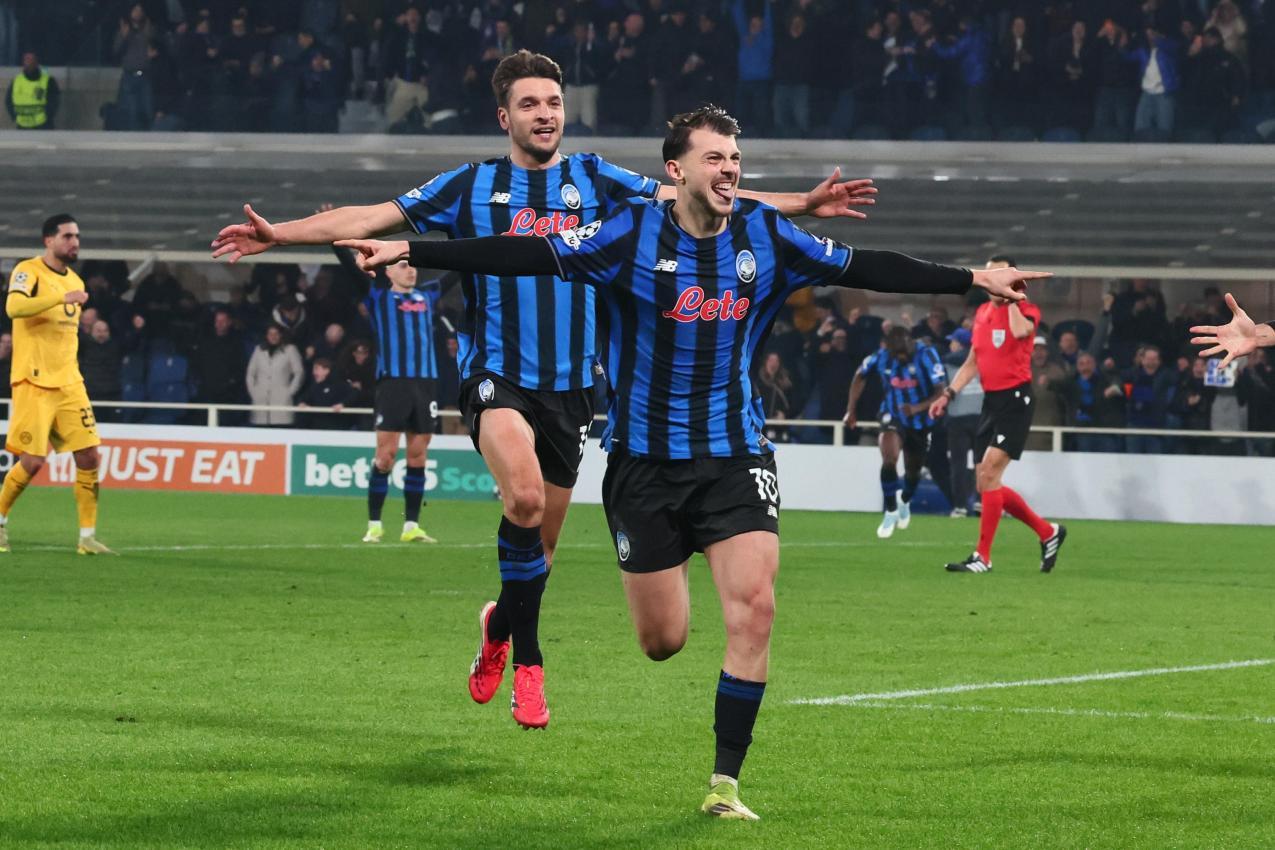 Atalanta hat Dortmund rausgeworfen. © ANSA / MICHELE MARAVIGLIA