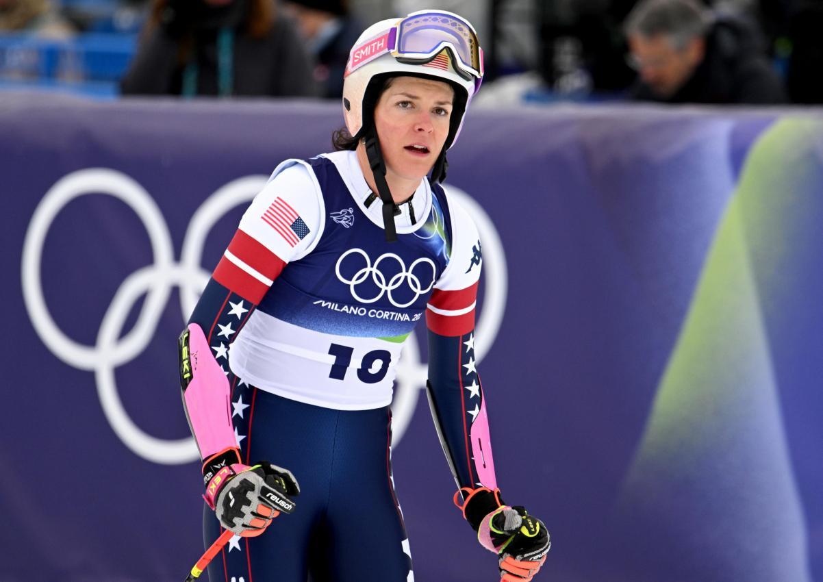 Auch Breezy Johnson erhielt einen Antrag während Olympia 2026. © ANSA / JURE MAKOVEC