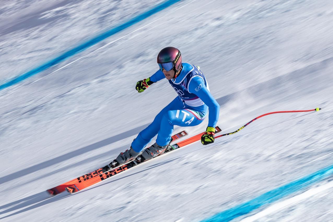 Auch in Bormio schnell: Italiens Shootingstar Giovanni Franzoni. © APA / EXPA/ JOHANN GRODER