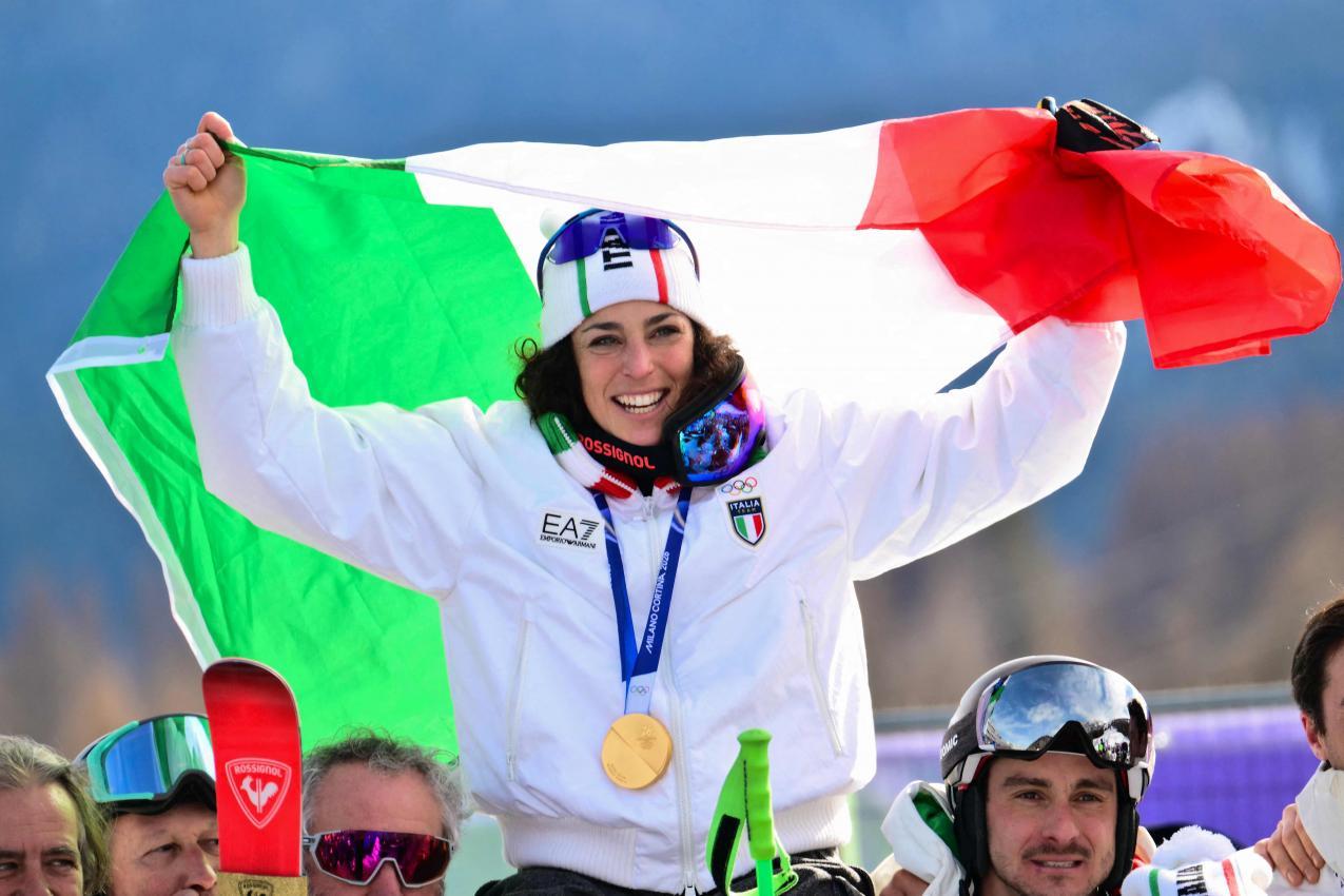 Brignone will weitermachen. © APA/afp / STEFANO RELLANDINI