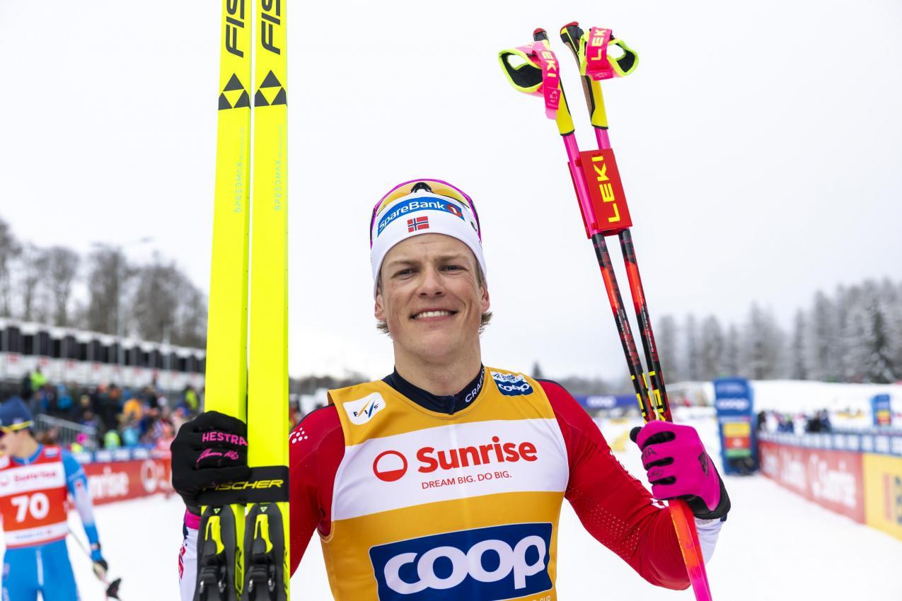 Der beste Langläufer des Planeten: Johannes Hoesflot Klaebo. © ANSA / SALVATORE DI NOLFI