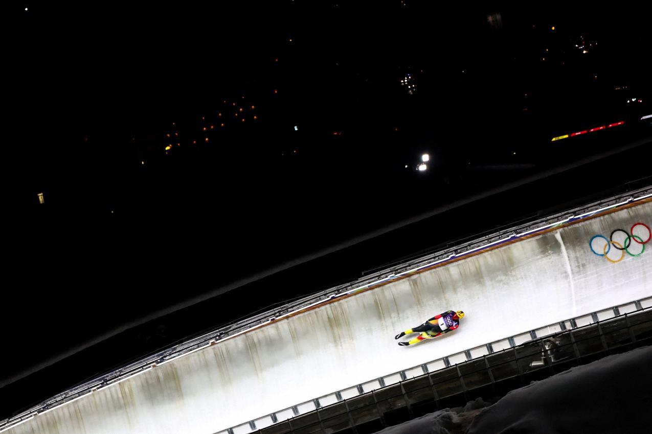 Der Führende: Max Langenhan © APA/afp / FRANCK FIFE