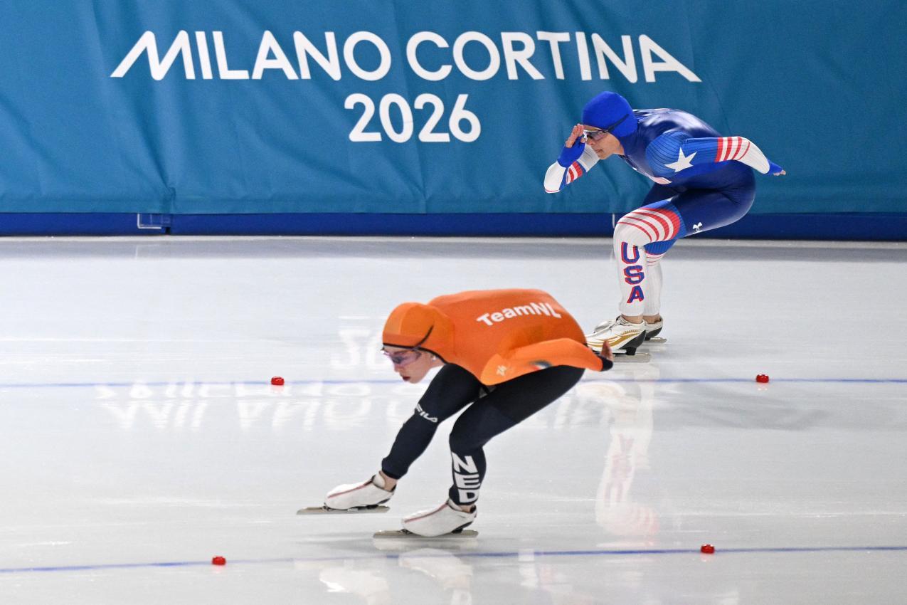 Die Niederländerin war 0,06 Sekunden vor ihrer ersten Verfolgerin. © APA/afp / DANIEL MUNOZ