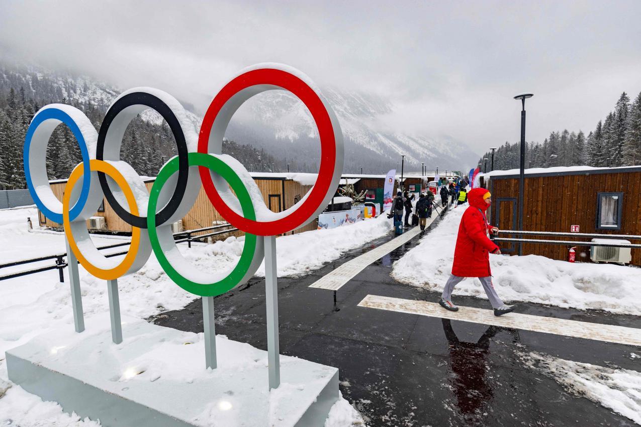 Die Olympia Village in Cortina. © APA/afp / ODD ANDERSEN