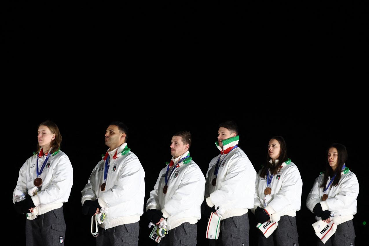 Die Südtiroler holten die vierte und letzte Medaille. © APA/afp / FRANCK FIFE