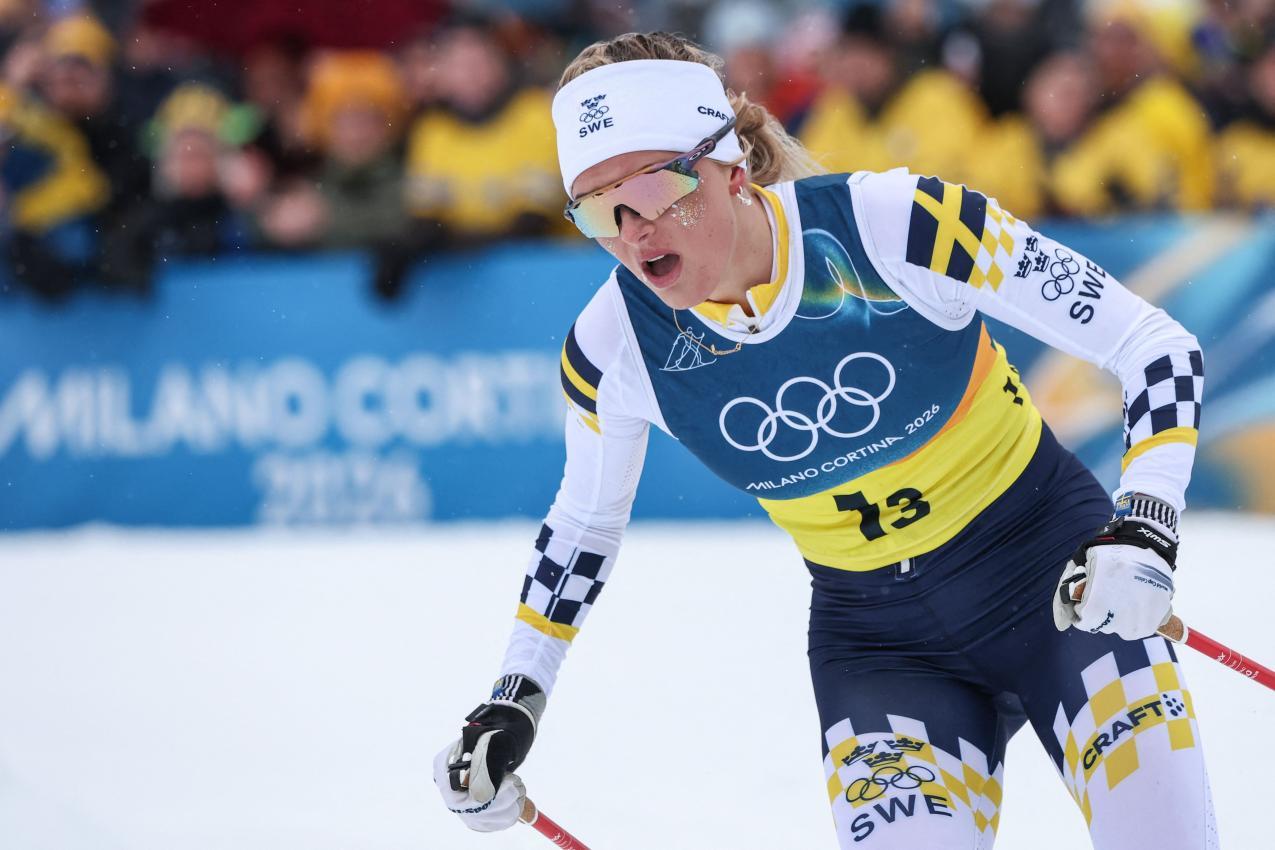Die Topfavoritin: Frida Karlsson © APA/afp / ANNE-CHRISTINE POUJOULAT