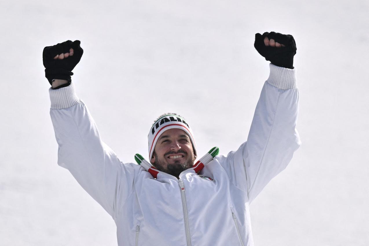 Dominik Paris hat sich am Samstag Bronze in der Abfahrt geholt. © APA/afp / JEFF PACHOUD
