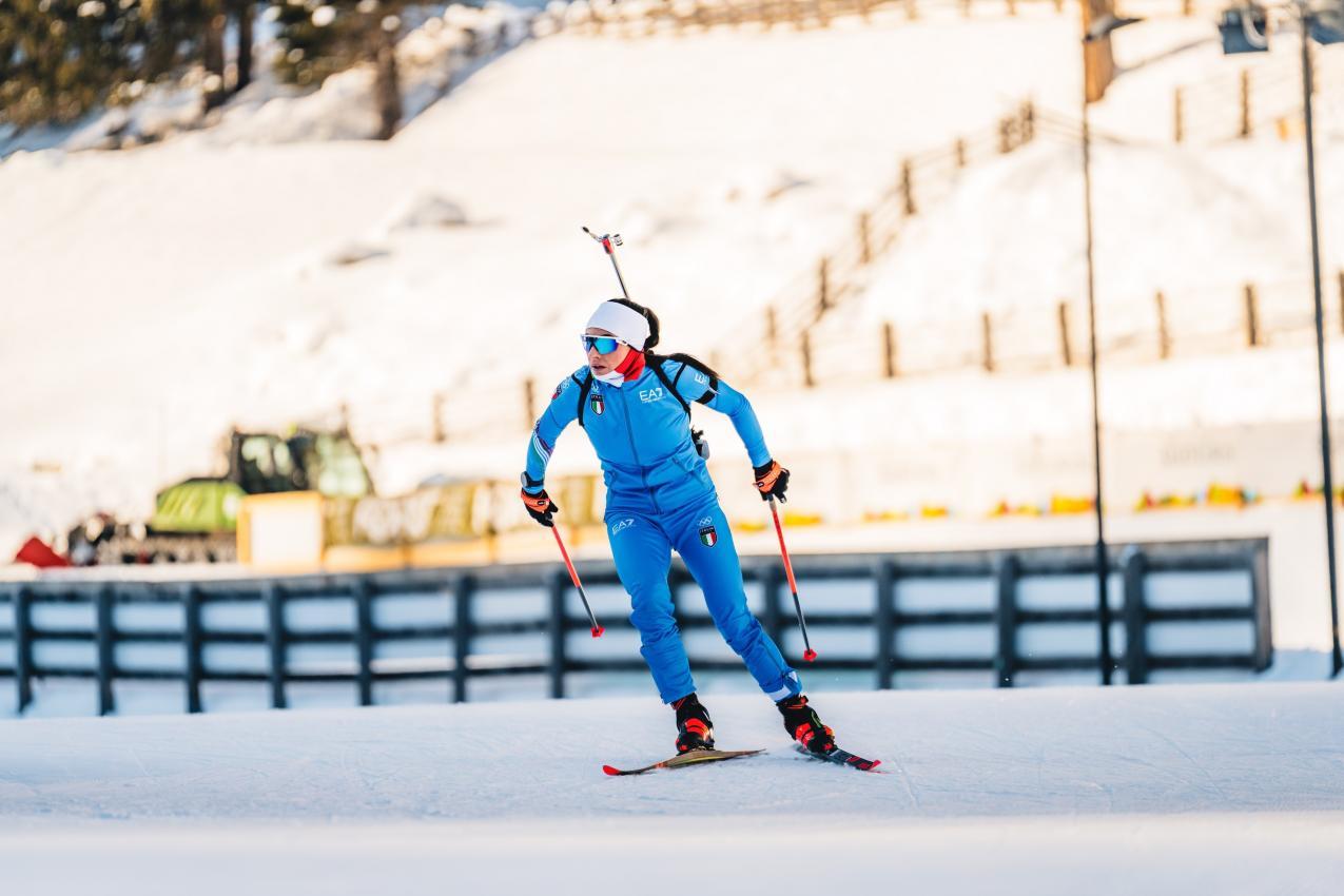 Dorothea Wierer im letzten Trainingslager ihrer Karriere.