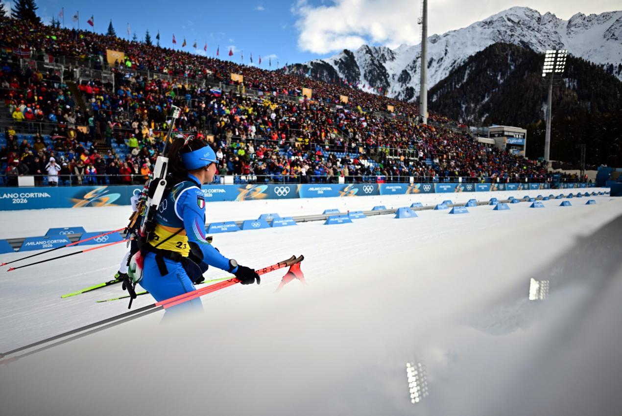 Dorothea Wierer läuft am Samstag in Antholz ihr letztes Rennen. © ANSA / MARTIN METELKO