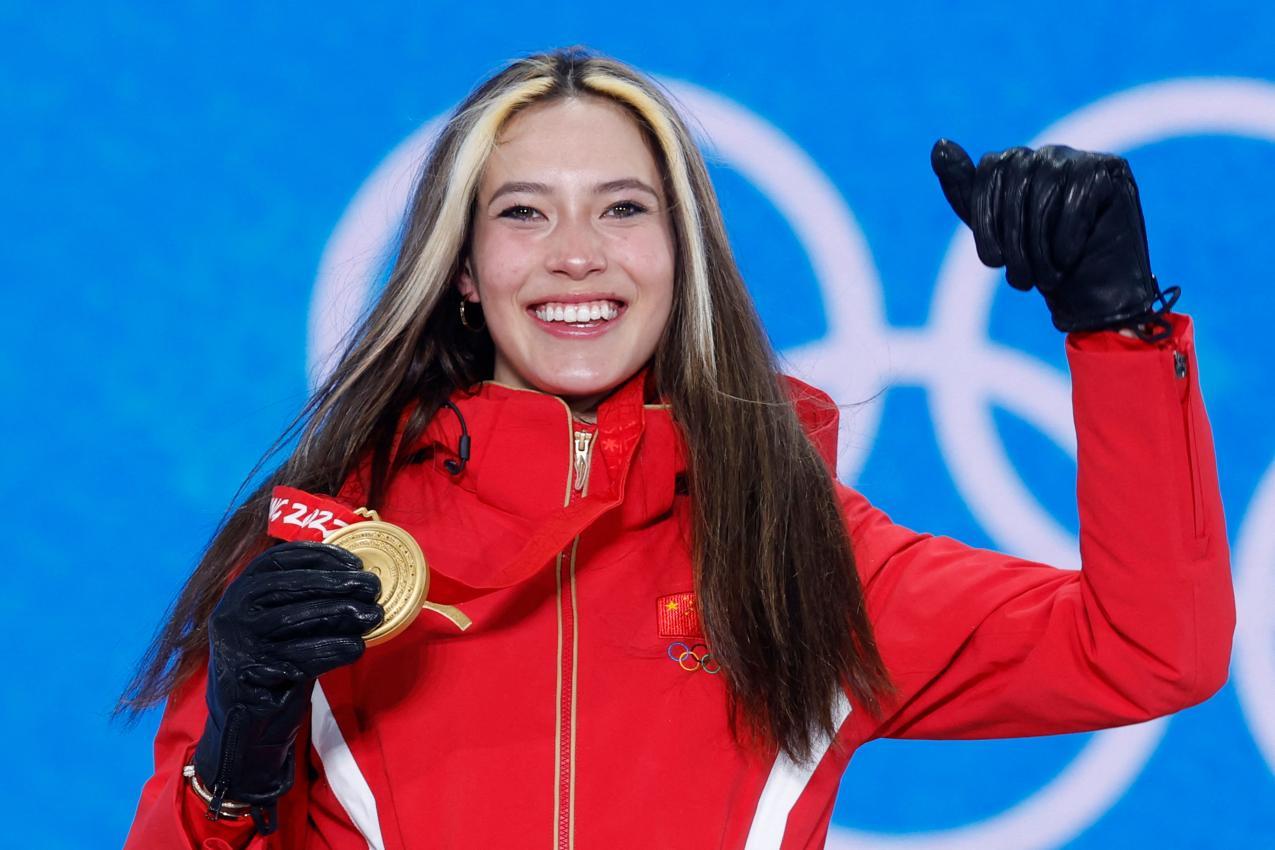 Eileen Gu ist die Dominatorin der Freestyle-Szene. © APA/afp / ODD ANDERSEN