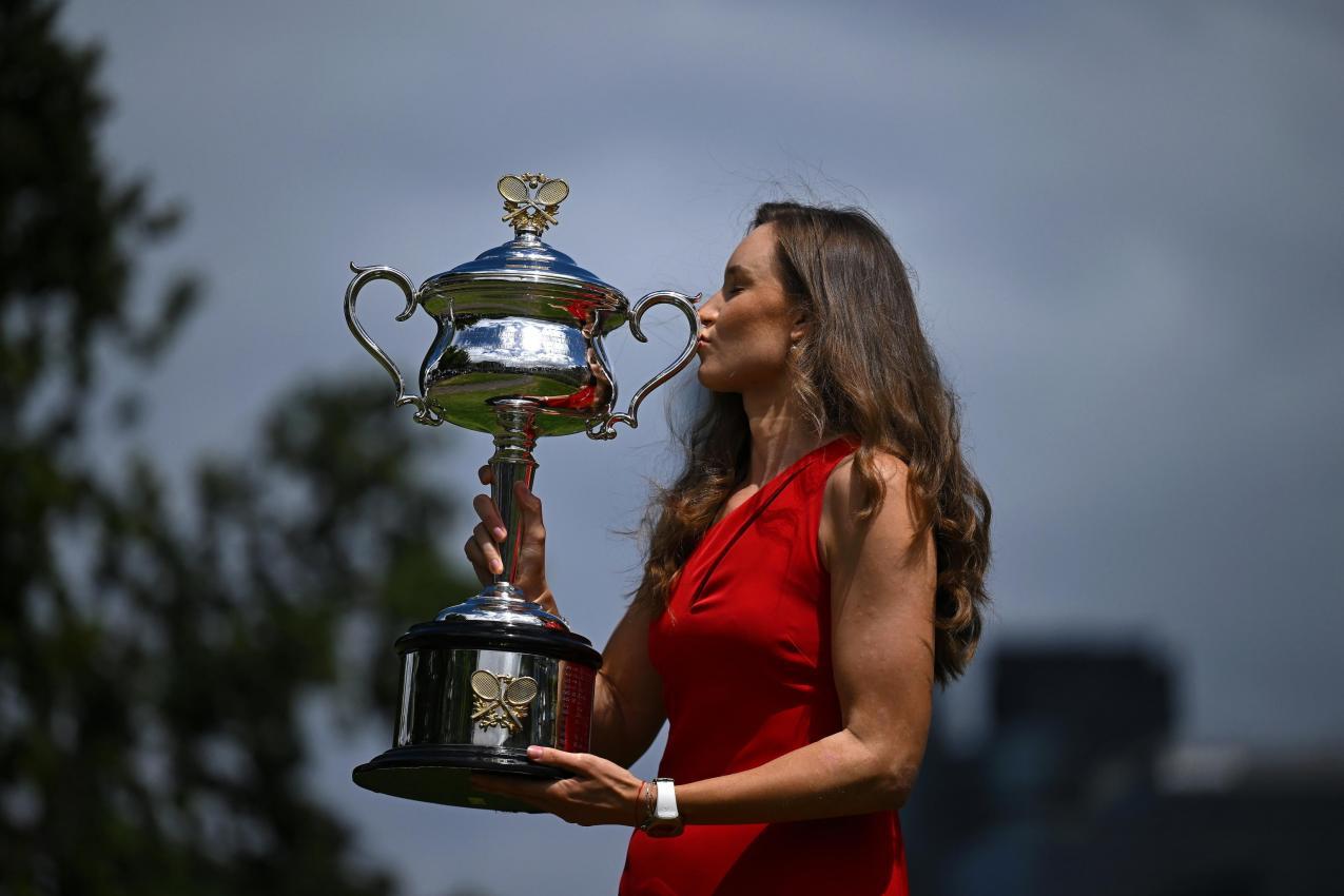 Elena Rybakina will die Nummer eins werden. © ANSA / JAMES ROSS