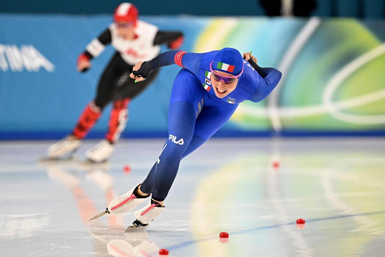 Francesca Lollobrigida läuft zu Gold. © APA/afp / GABRIEL BOUYS