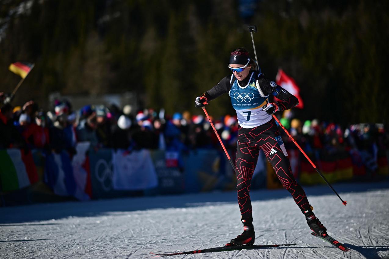 Franziska Preuß beendet bald ihre Karriere. © ANSA / MARTIN METELKO