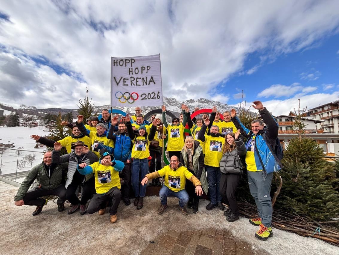 Groß war die Unterstützung von Verena Hofers Fanclub.