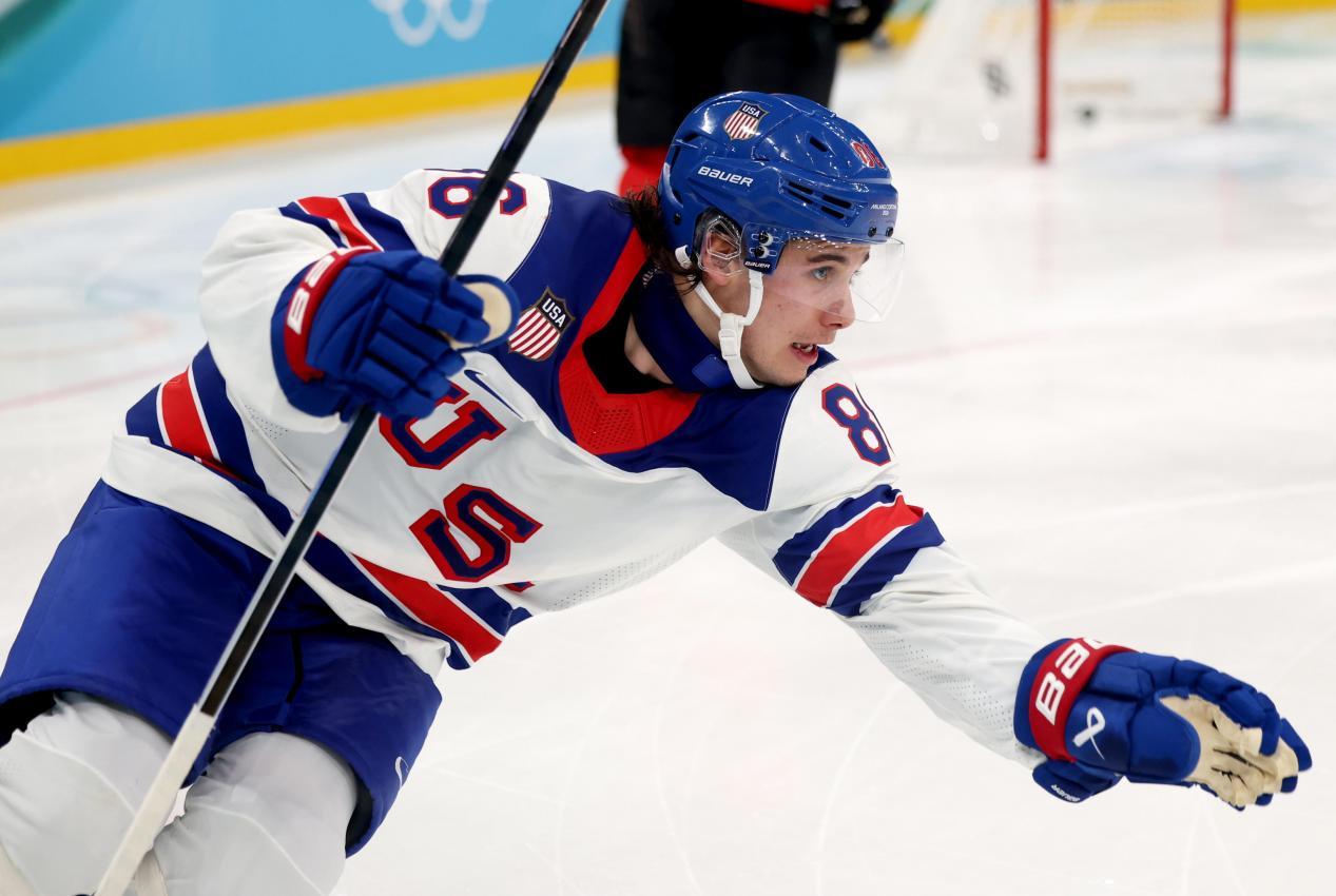 Jack Hughes schoss die USA zu Gold. © ANSA / FAZRY ISMAIL